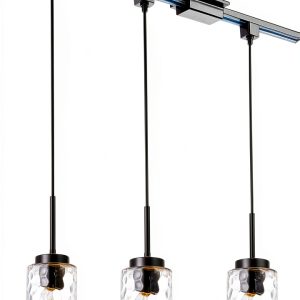 BONLICHT H Track Pendant Lighting Crystal Design Easy-0