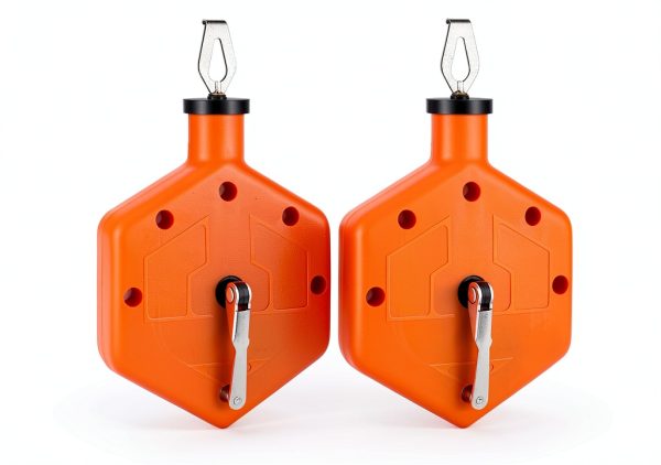 HIYZI Chalk Line Tool Orange Ergonomic Measuring Layout-0