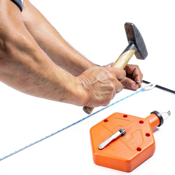 HIYZI Chalk Line Tool Orange Ergonomic Measuring Layout-5