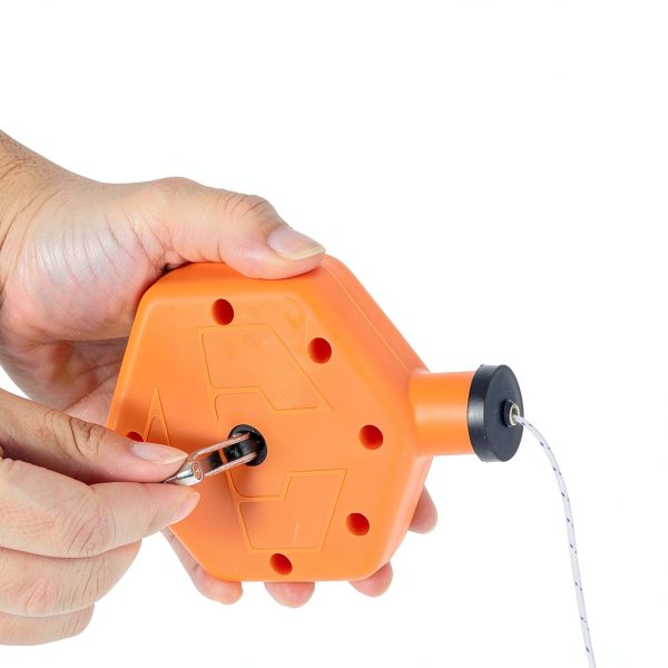 HIYZI Chalk Line Tool Orange Ergonomic Measuring Layout-4