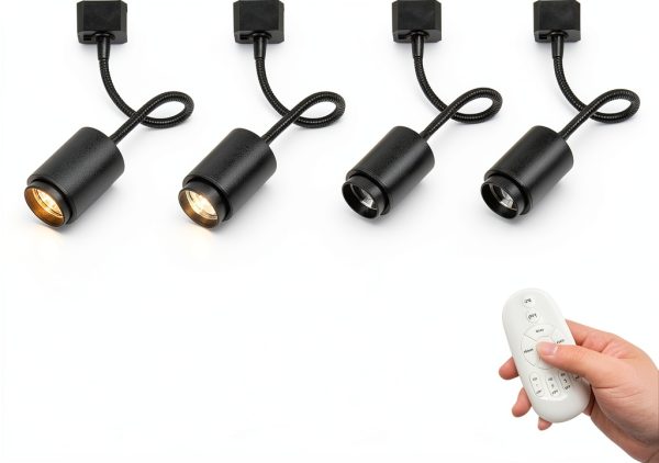 KAYYELAMP Track Light Stepless Dimming Adjustable Beam-0