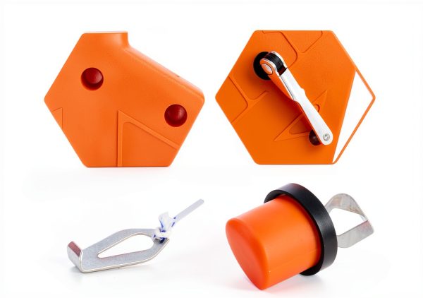 HIYZI Chalk Line Tool Orange Ergonomic Measuring Layout-2
