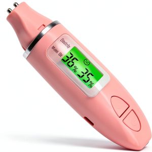 Skin Moisture Meter Pen by Tiiyee Portable Analyzer with LCD Display-0