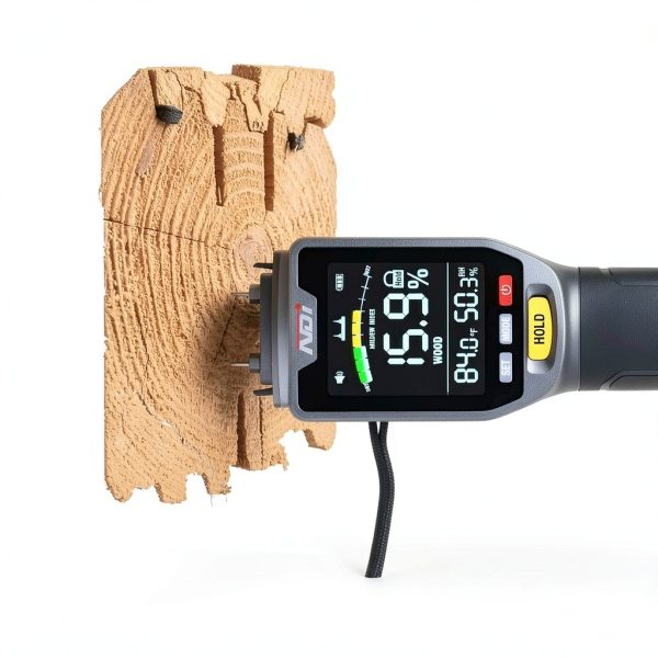NDI KC-315A Wood Moisture Meter Battery Powered Handheld Probe-1