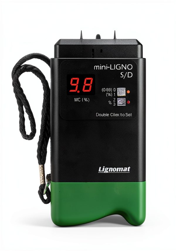 Moisture Meter Lignomat Mini Ligno S/D Black Auto-Hold 6‑45% Range-1