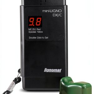 Lignomat DX-C Moisture Meter Portable with 46 Settings and 9V Battery-0