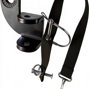 Bike Trailer Hitch ODIER Alloy Steel Powder Coated with D Pin Lock-0