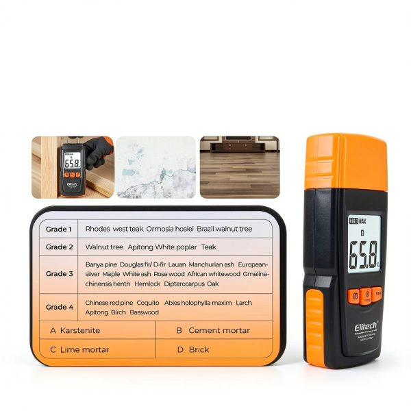 Elitech Moisture Meter US-MOT-270W Portable Wood & Material Analyzer-2