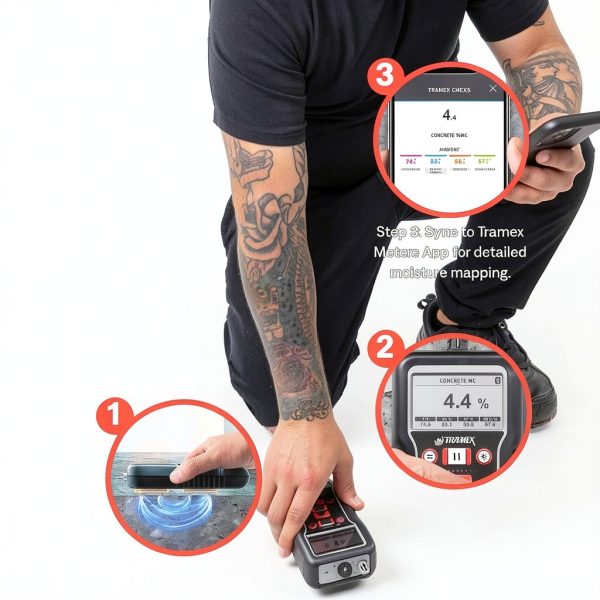 Moisture Meter Tramex CME5 Concrete Screed Analyzer with Bluetooth-3