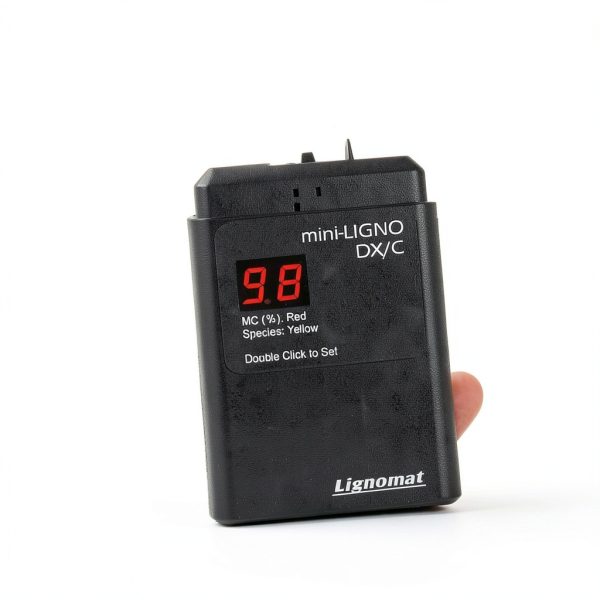 Lignomat DX-C Moisture Meter Portable with 46 Settings and 9V Battery-3