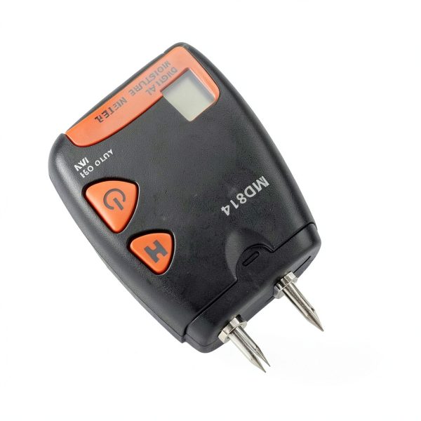 Wood Moisture Meter AMTAST MD814 4‑Pin Precision LCD Handheld-2