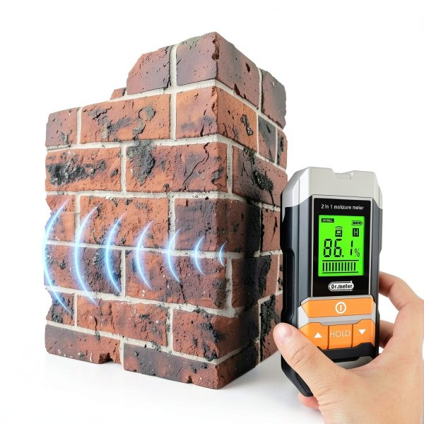 Dr.meter 2-in-1 Moisture Meter MT1905 Dual Pin & Pinless Wood Detector-2