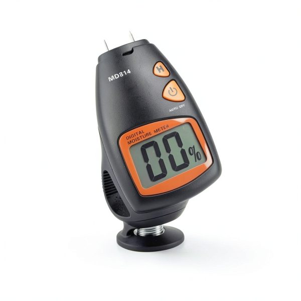 Wood Moisture Meter AMTAST MD814 4‑Pin Precision LCD Handheld-3