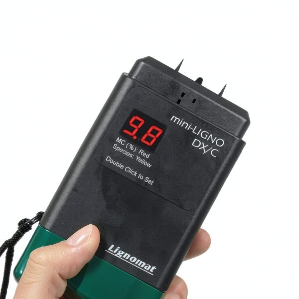 Lignomat DX-C Moisture Meter Portable with 46 Settings and 9V Battery-7