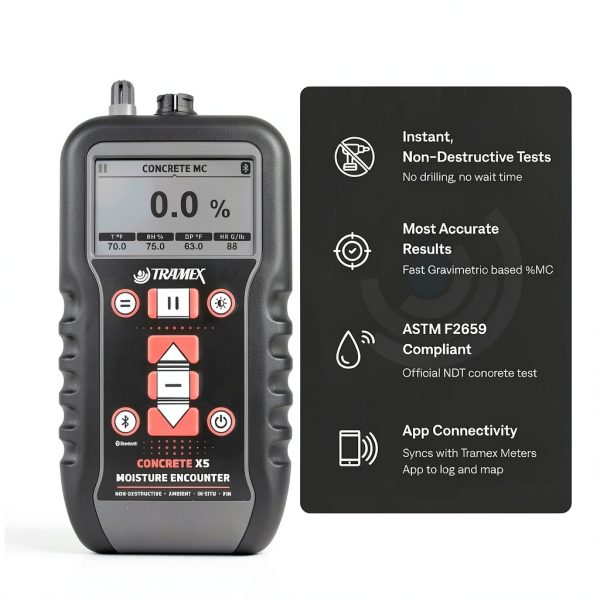 Moisture Meter Tramex CME5 Concrete Screed Analyzer with Bluetooth-2