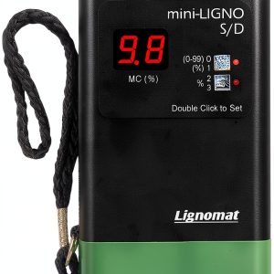 Moisture Meter Lignomat Mini Ligno S/D Black Auto-Hold 6‑45% Range-0