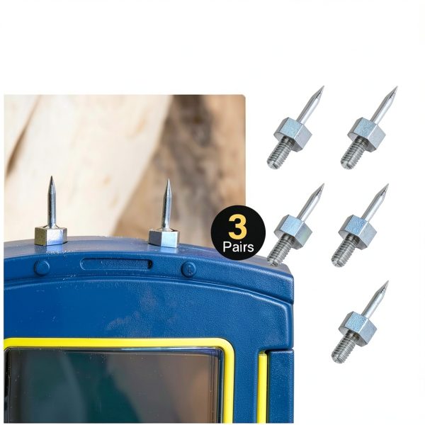 Goldenpeak Moisture Meter Pin Replacement Set for General Tools MMD4E-4