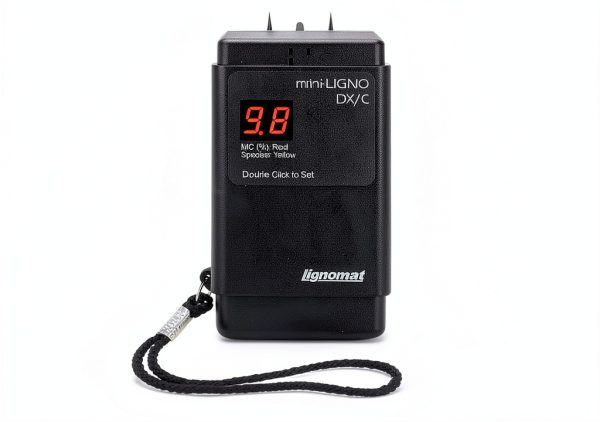 Lignomat DX-C Moisture Meter Portable with 46 Settings and 9V Battery-1