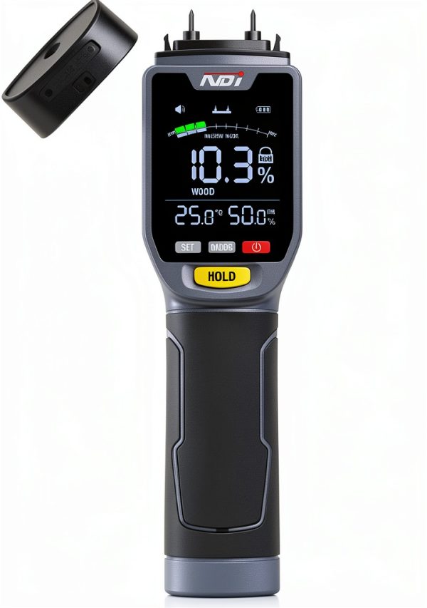 NDI KC-315A Wood Moisture Meter Battery Powered Handheld Probe-0