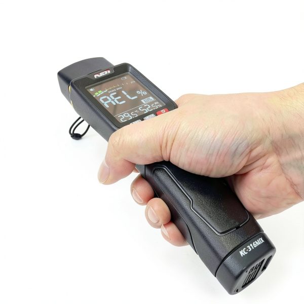 NDI 7 in 1 Pin-Type and Non-invasive Moisture Meter Scanner for Dry Wall/Cement Board/Soft Wood/Hard Wood upto 3/4 Inch Depth-6
