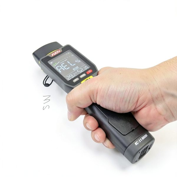 NDI 7 in 1 Pin-Type and Non-invasive Moisture Meter Scanner for Dry Wall/Cement Board/Soft Wood/Hard Wood upto 3/4 Inch Depth-4
