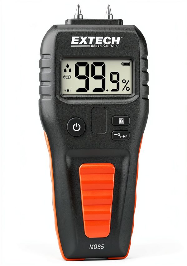 Extech MO55 Combination Pin Pinless Moisture Meter Accurate Non‑Invasive and Destructive Measurements for Restoration and Building Diagnostics-0