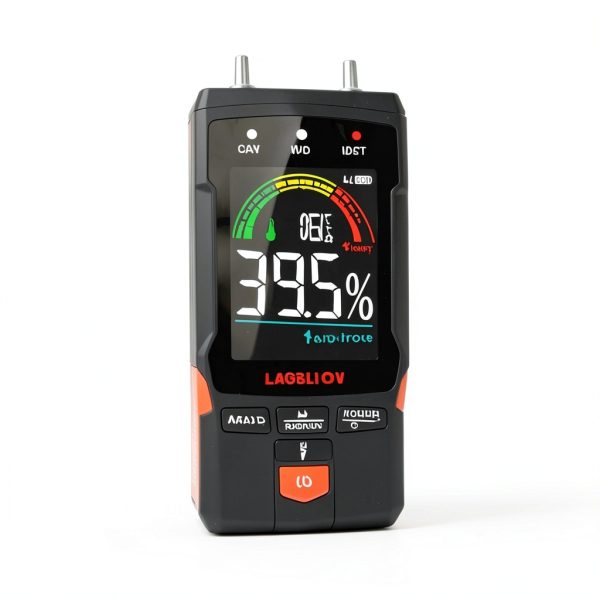 2-in-1 Pin & Pinless Moisture Meter MS03 – Accurate Moisture Detection for Wood, Concrete, Drywall, and More – LCD Display with Hold Function, Flashlight, and Auto Power Off-3