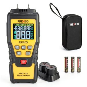 PREXISO Wood Moisture Meter 7 in 1 Tester for Firewood & Flooring-0