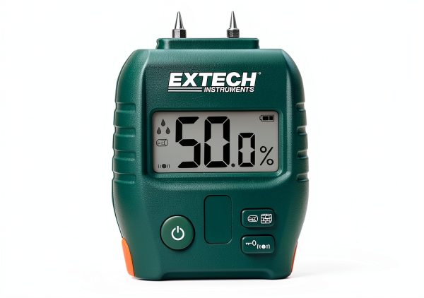 Extech MO55 Combination Pin Pinless Moisture Meter Accurate Non‑Invasive and Destructive Measurements for Restoration and Building Diagnostics-5