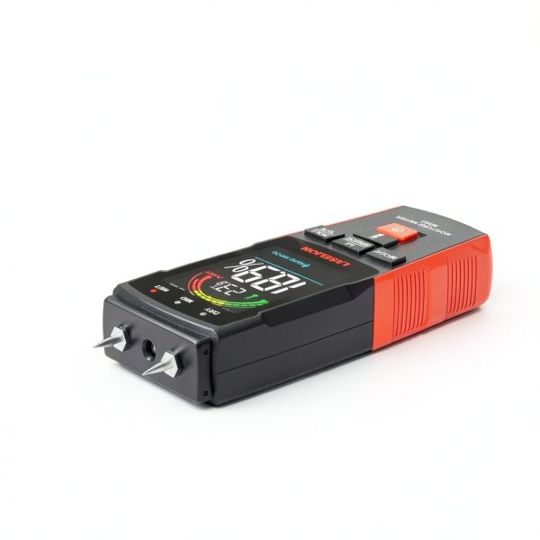 2-in-1 Pin & Pinless Moisture Meter MS03 – Accurate Moisture Detection for Wood, Concrete, Drywall, and More – LCD Display with Hold Function, Flashlight, and Auto Power Off-5