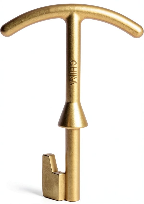 EFIELD Water Meter Box Key Brass 5.5-Inch Mechanical Tool-3