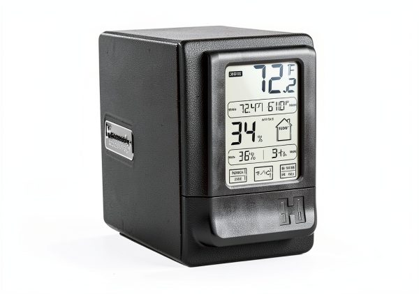 Hornady Wireless Hygrometer, 95907 - Includes a Remote Base & Digital Touchscreen Display to Monitor Temperature & Humidity - Ideal Room Hygrometer for Gun Safes & Cabinets, Closets, Workbench & More-5