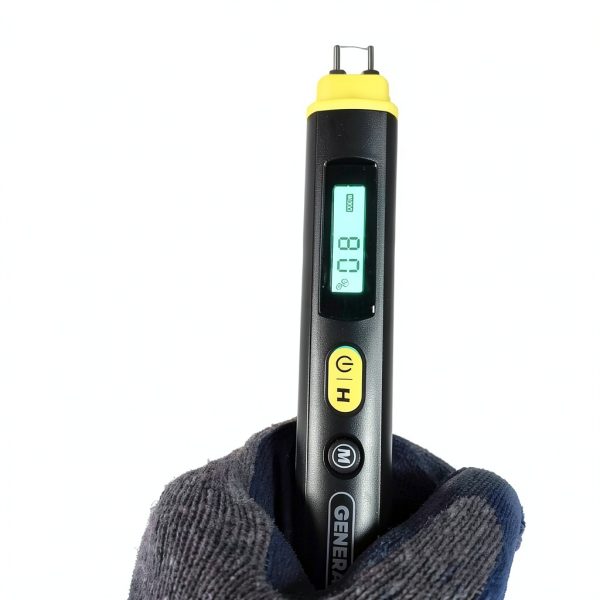 General Tools Compact Digital Moisture Meter MMP100 Pin Style for Wood-3
