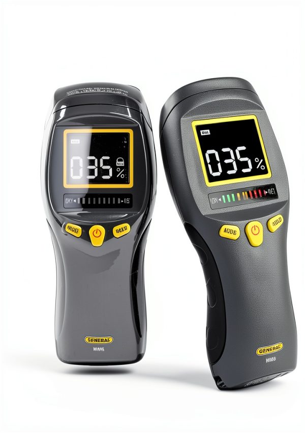General Tools LCD Moisture Meter #MM8 - Leak and Humidity Detector - Pinless and Non-Invasive-0