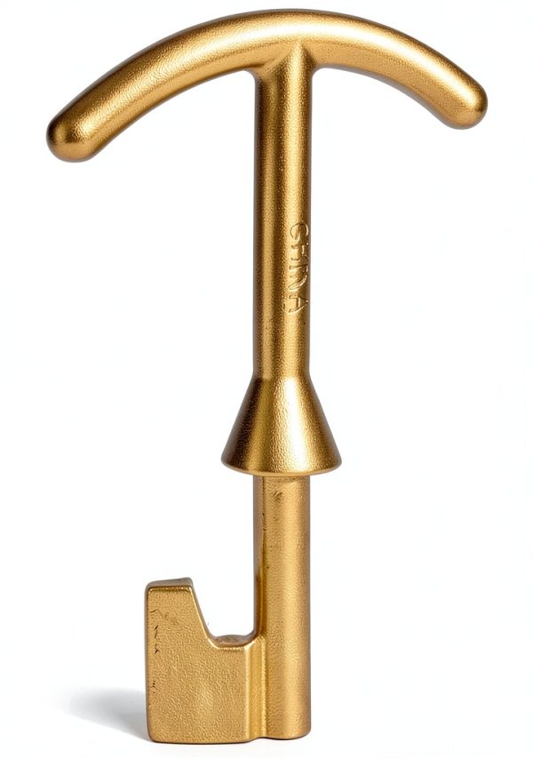 EFIELD Water Meter Box Key Brass 5.5-Inch Mechanical Tool-1