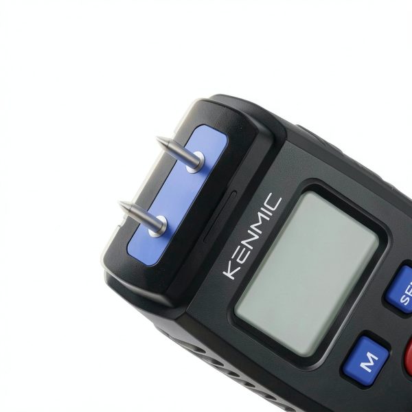 Moisture Meter KENMIC Pin Type Detector LCD Display 7 Material Modes-4
