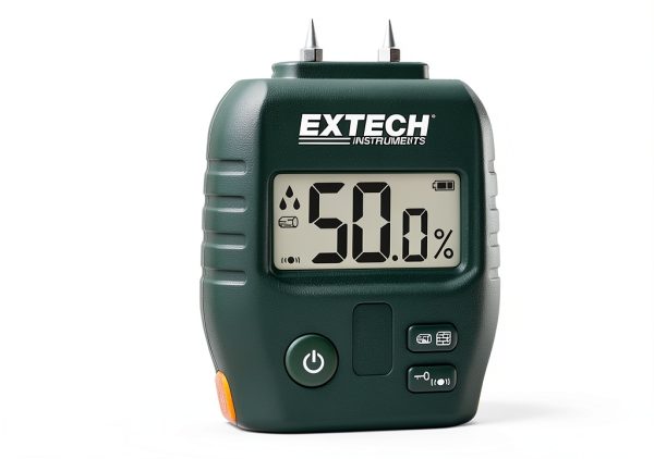 Extech MO55 Combination Pin Pinless Moisture Meter Accurate Non‑Invasive and Destructive Measurements for Restoration and Building Diagnostics-3