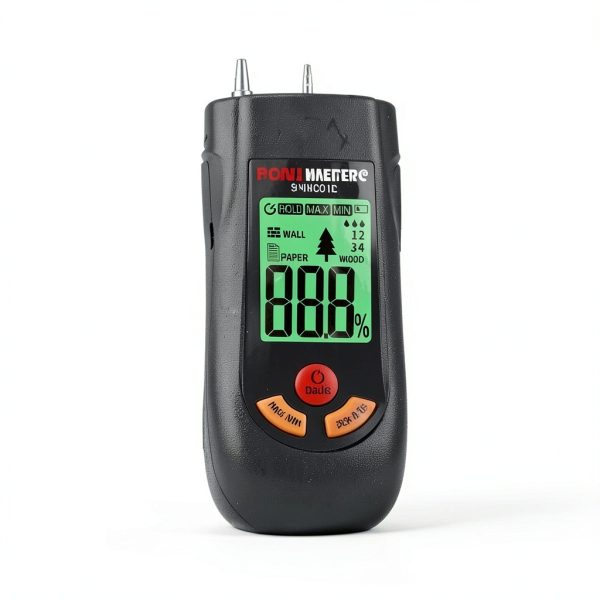 Wood Moisture Meter by Coczow PM6811A Battery Powered LCD Display-4