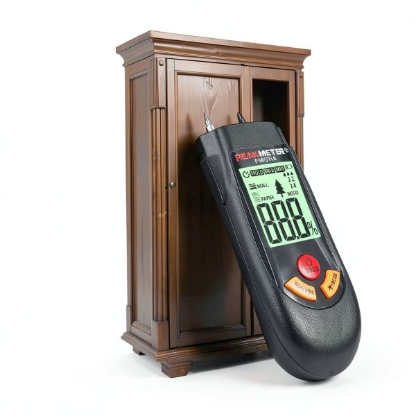 Wood Moisture Meter by Coczow PM6811A Battery Powered LCD Display-1