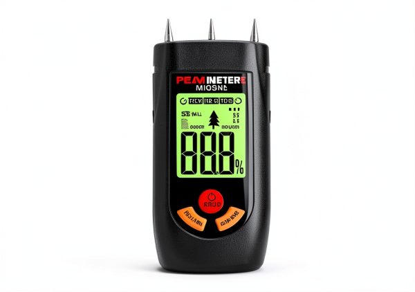 Wood Moisture Meter by Coczow PM6811A Battery Powered LCD Display-5