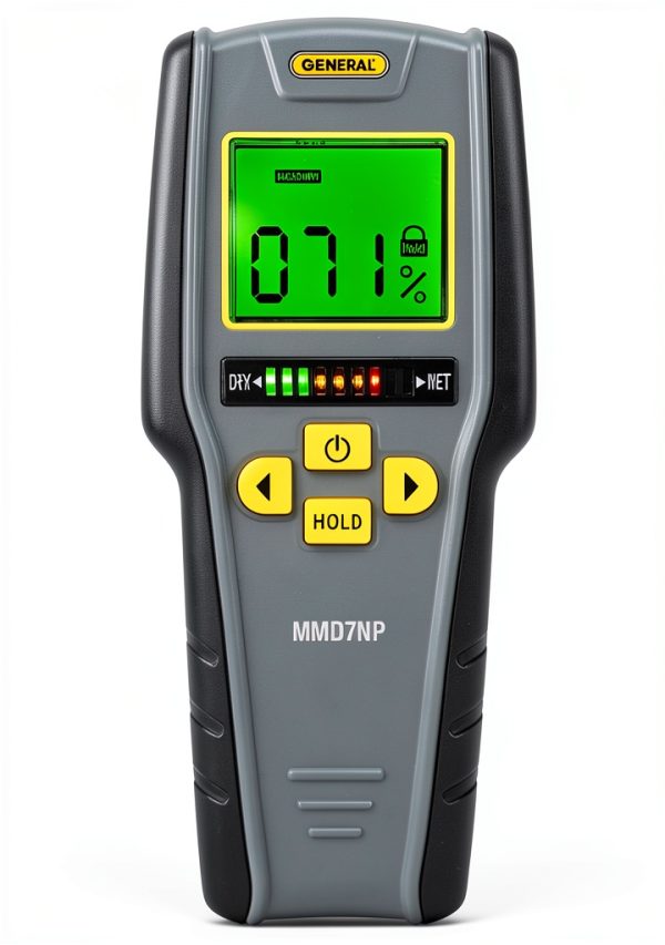 Digital Moisture Meter General Tools MMD7NP Pinless Non Invasive-0